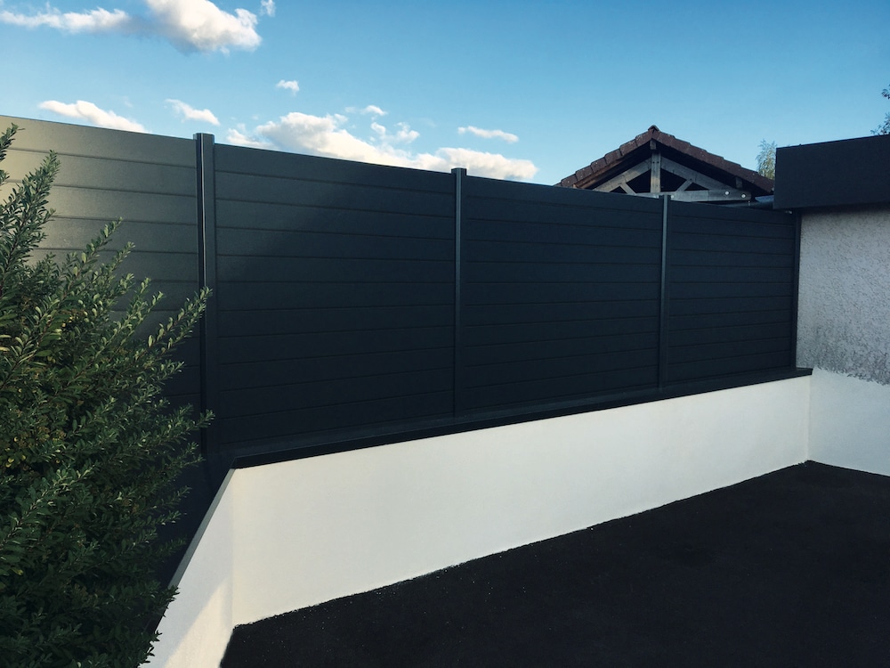 Claustra en aluminium Plein - RAL 7016